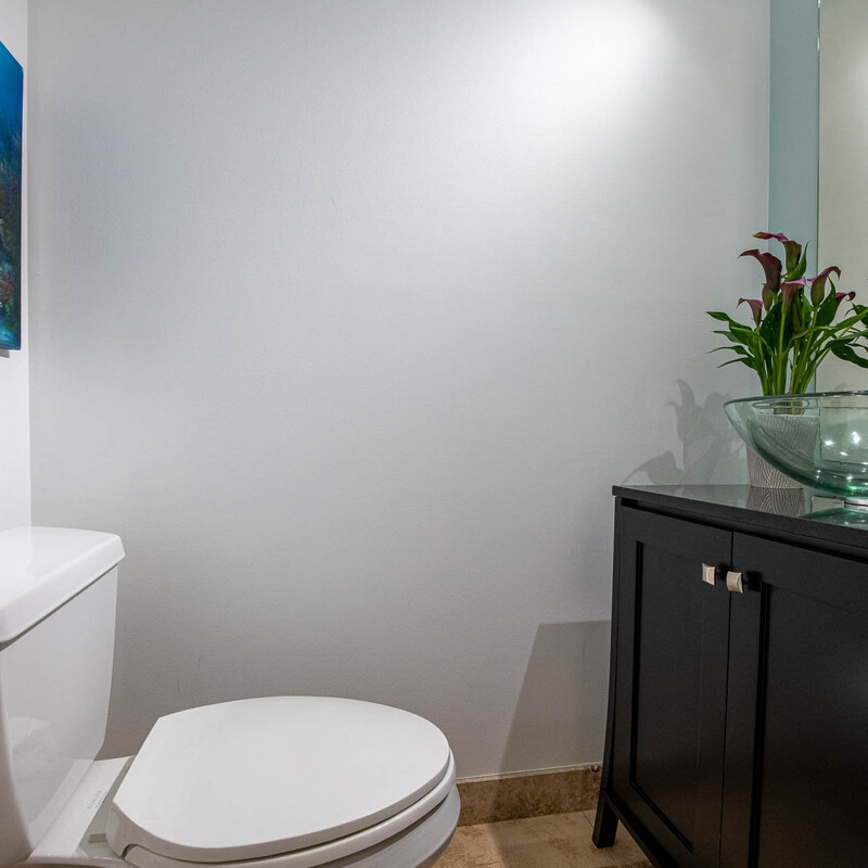 1st floor powder room